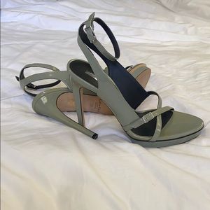 Calvin Klein patent leather 6” heal